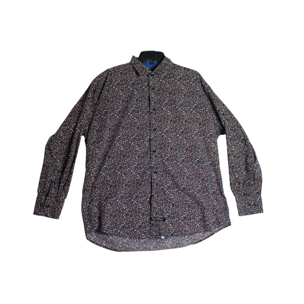 English Laundry L/S Floral Button Down Shirt Mens XL